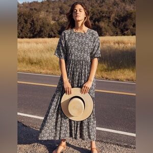 Christy Dawn The Theo Dress in Raven Floral